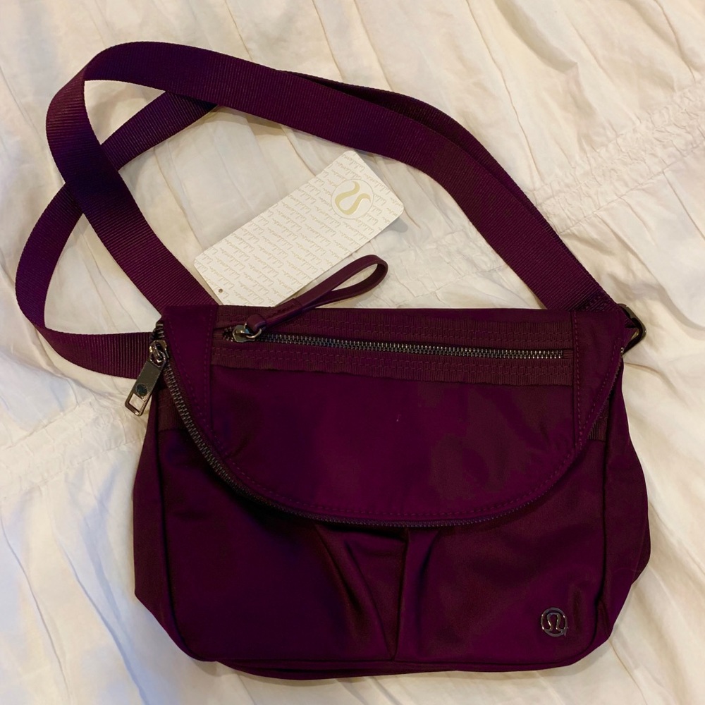 Lululemon Festival Bag II -Wine colored crossbody